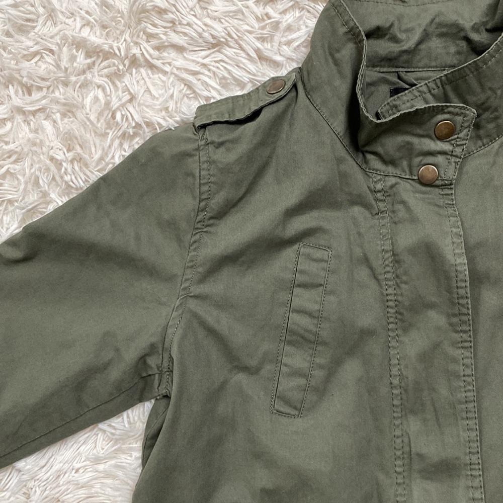🎉HP🎉 Ambiance Outerwear Utility Jacket 💗 Olive - Picture 5 of 13